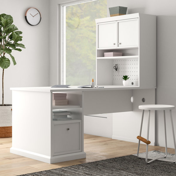 Dotted Line Bambi Craft Table with Hutch & Reviews Wayfair